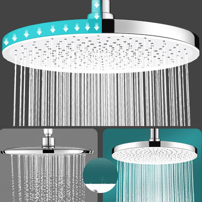 Round High Pressure Wall Mount Shower Head with Spray