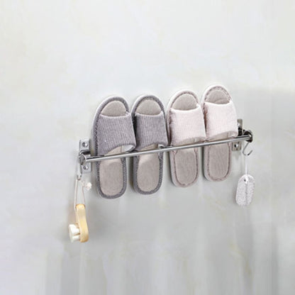 Silver 3-Piece Bathroom Accessory Set Modern Holder