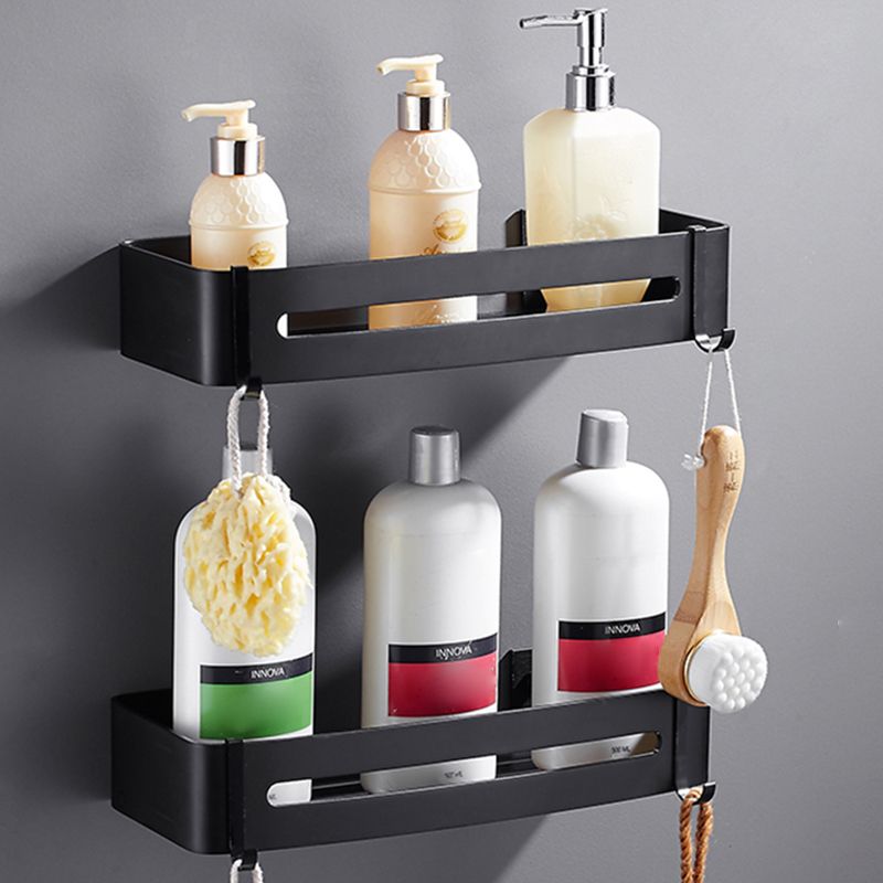 Stylish Black Bathroom Accessory Kit, 3 Piece Set