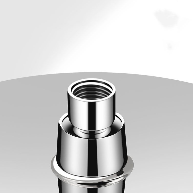 Round High Pressure Wall Mount Shower Head with Spray