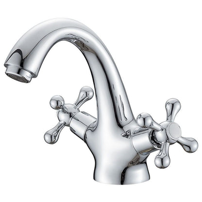 Space Saving Foldable Bathroom Faucet – 2 Lever Handles