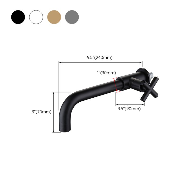 Popular Wall Mount Bathroom Faucet Cross Handle