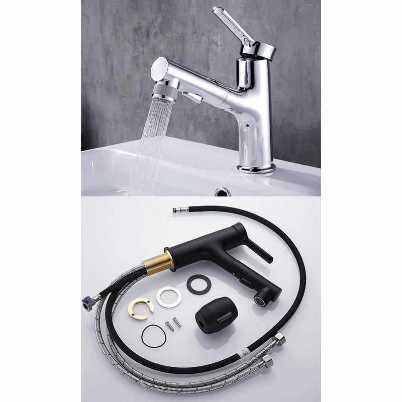 Modern Kitchen Sink Faucet with Pull-Out Spray nozzle
