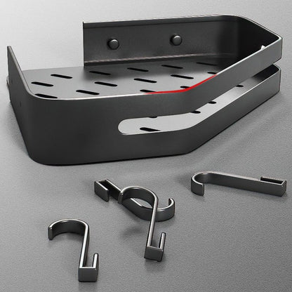 Contemporary 3-Piece Bathroom Accessory Set Stainless Steel Shelf