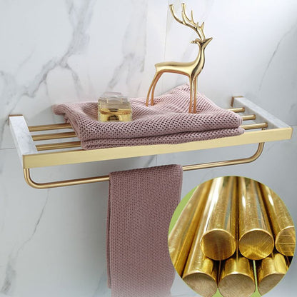 Luxurious Gold Bathroom Fixture Set