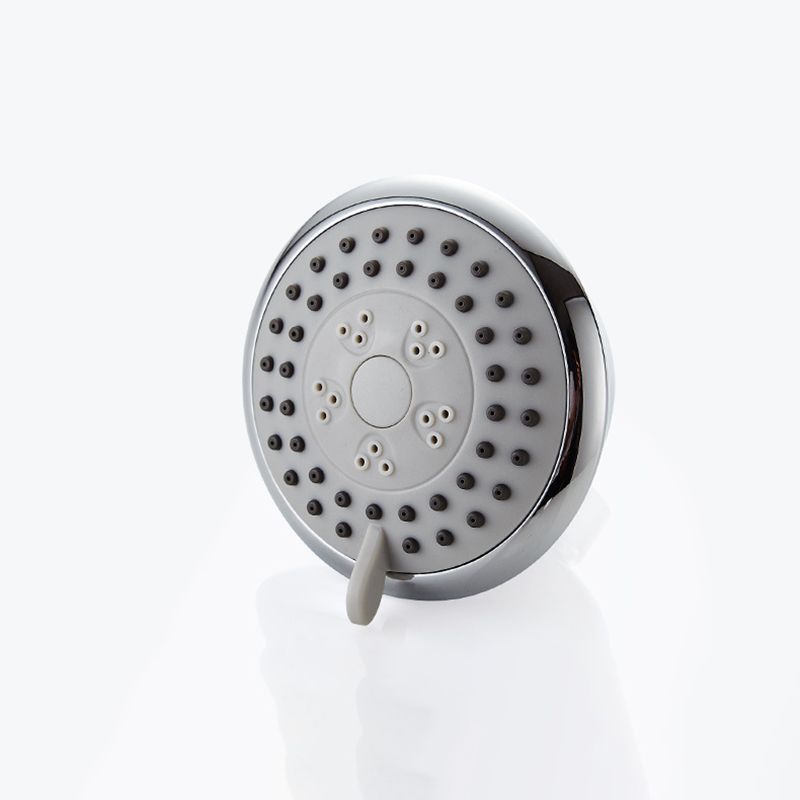 Silver Round Wall Mount Shower Head Stainless Steel