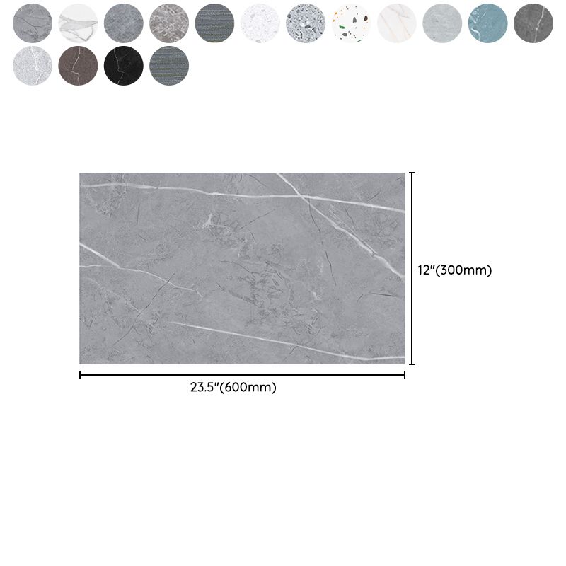 Easy Install Marble Effect Vinyl Flooring Low Sheen