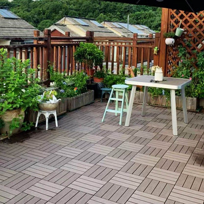 Natural Wood Outdoor Patio Tiles