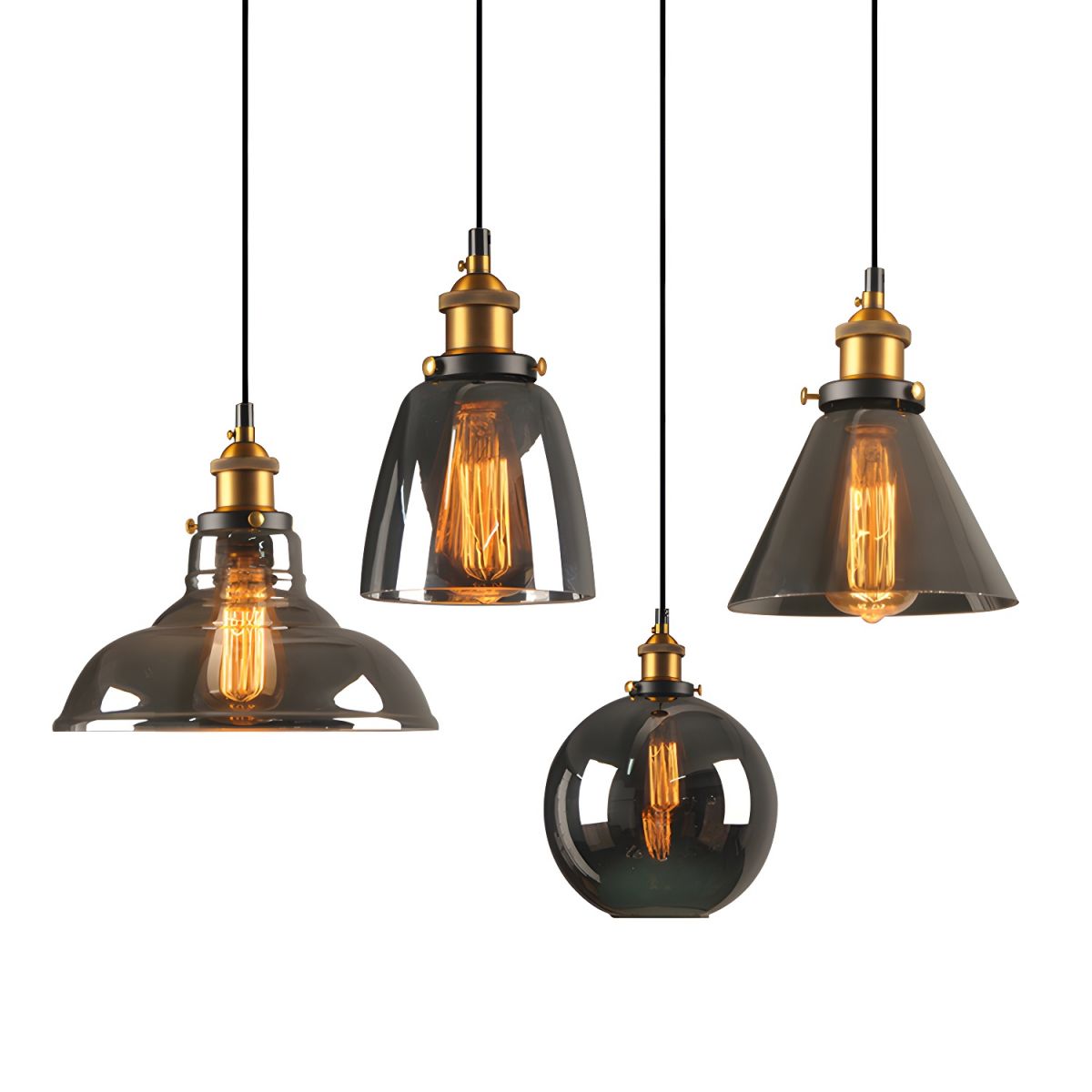 Classic Glass Hanging Light