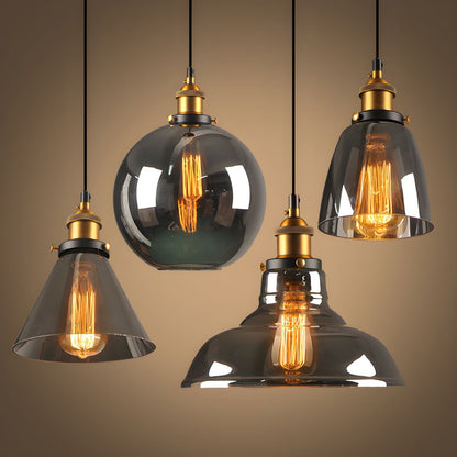 Classic Glass Hanging Light
