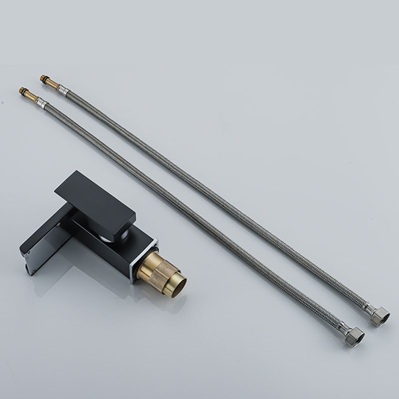 Modern Square LED Bathroom Faucet Mixer Tap