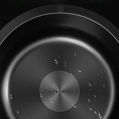 Modern Stainless Steel Kitchen Sink Round Bowl