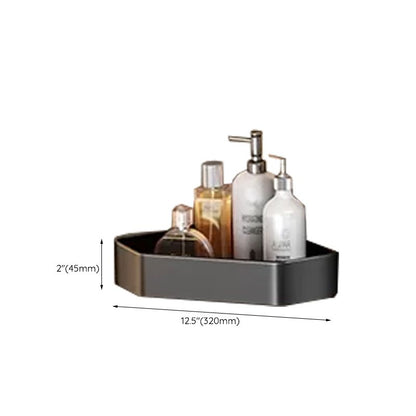Modern Black Bathroom Accessory Set with Towel Bar