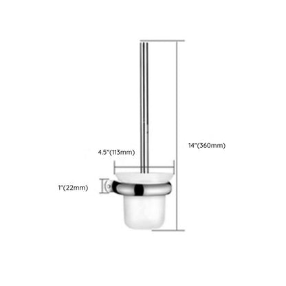 Contemporary Chrome Towel Rack Bathroom Storage Shelf Set