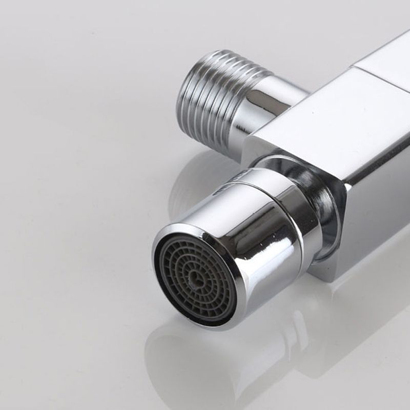 Modern Round Brass Bathroom Faucet Handle