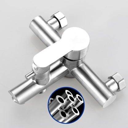Luxury Stainless Steel Wall Mount Bathtub Faucet