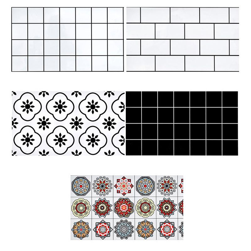 Decorative Mosaic Wall Tile Sticker for Kitchen Bathroom