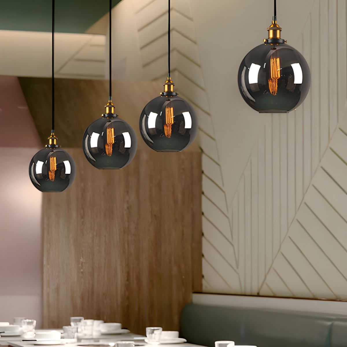 Classic Glass Hanging Light