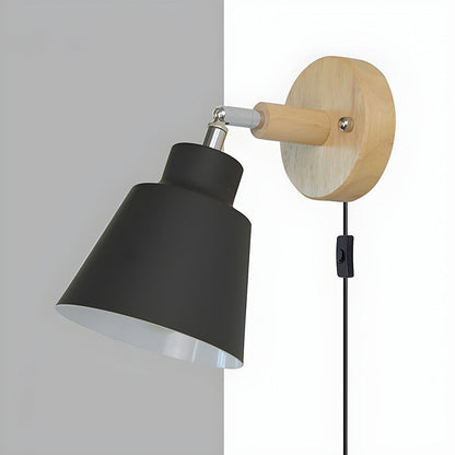 Rustic Wood Tone Table Lamp