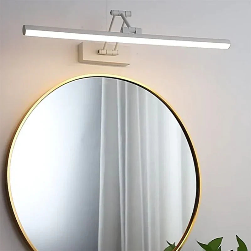 Sleek LED Bathroom Wall Light in Black or White