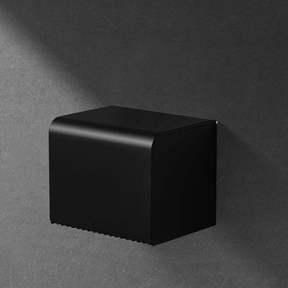 Stylish Black Bathroom Accessory Set Stainless Steel Fixtures