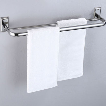 Modern Silver Bathroom Accessories Set