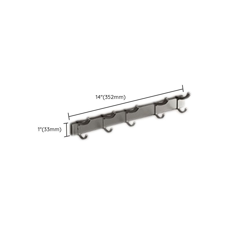 Contemporary Chrome Bathroom Storage Towel Rack Set