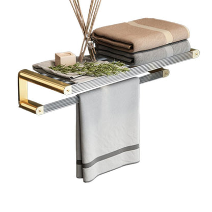 Luxury Gold Bathroom Set Towel Holder Shelf Accessories