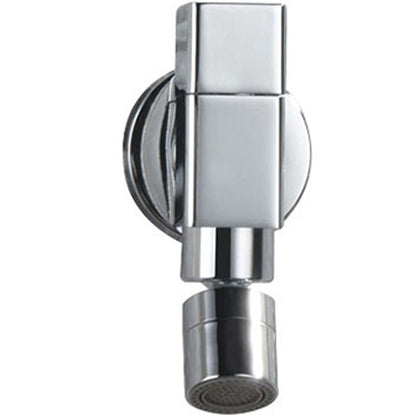 Modern Wall Mount Bathroom Faucet Solid Brass Finish