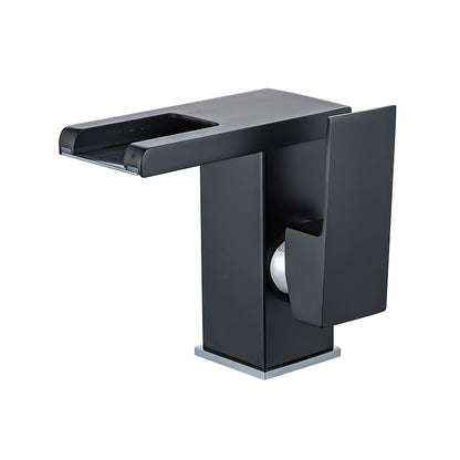 Modern Square LED Bathroom Faucet Mixer Tap