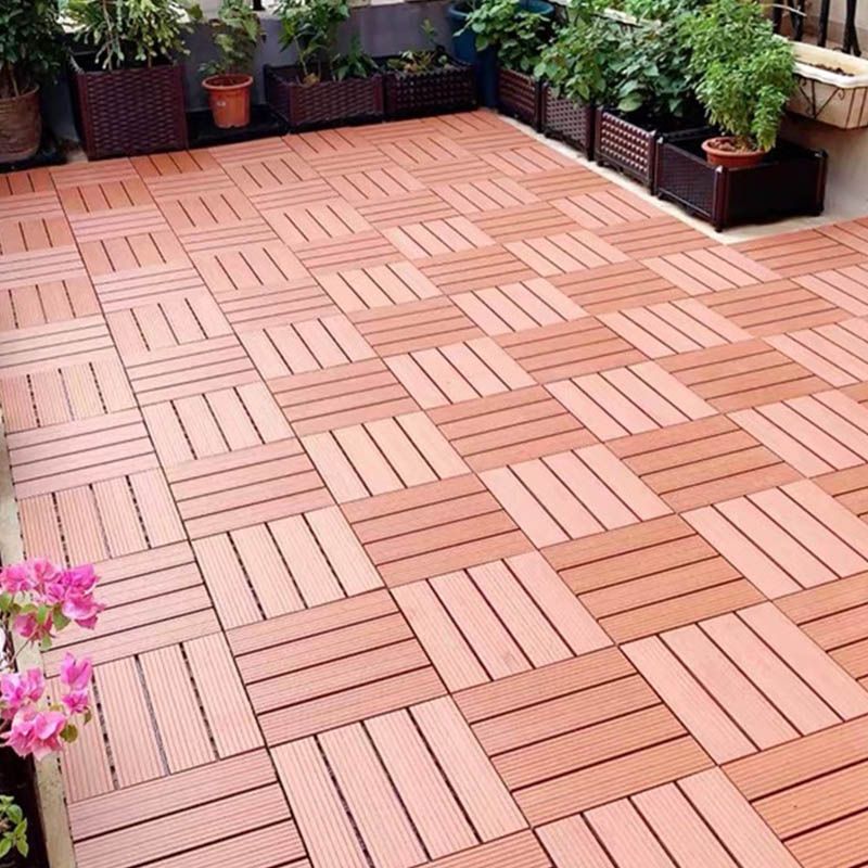 Natural Wood Outdoor Patio Tiles