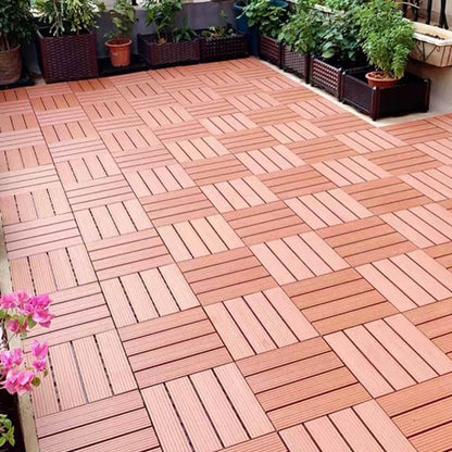 Natural Wood Outdoor Patio Tiles