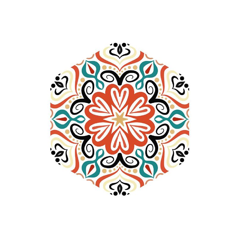 Colorful Hexagon Wall Stickers Removable Tile Decal