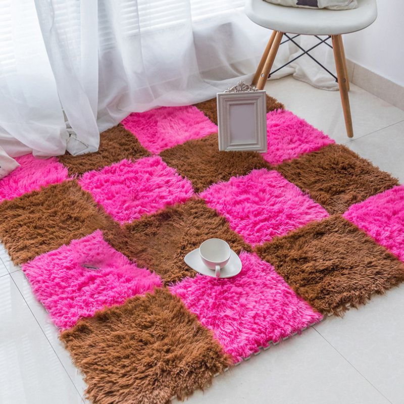 Soft Plush Bedroom Carpet Tiles Stain Resistant Squares