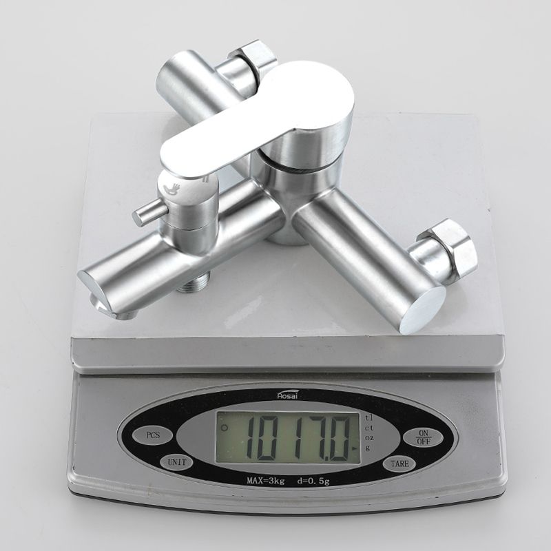 Luxury Stainless Steel Wall Mount Bathtub Faucet