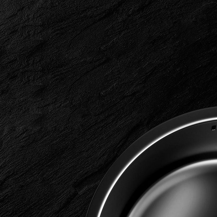 Modern Round Stainless Steel Kitchen Basin Sink - Cofik