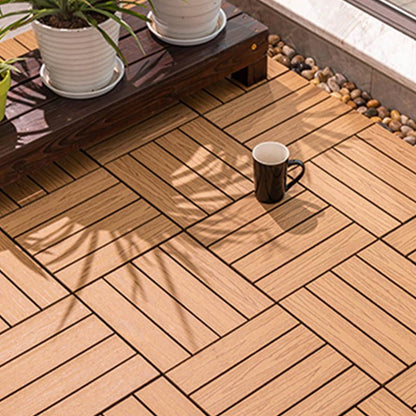 Natural Wood Outdoor Patio Tiles