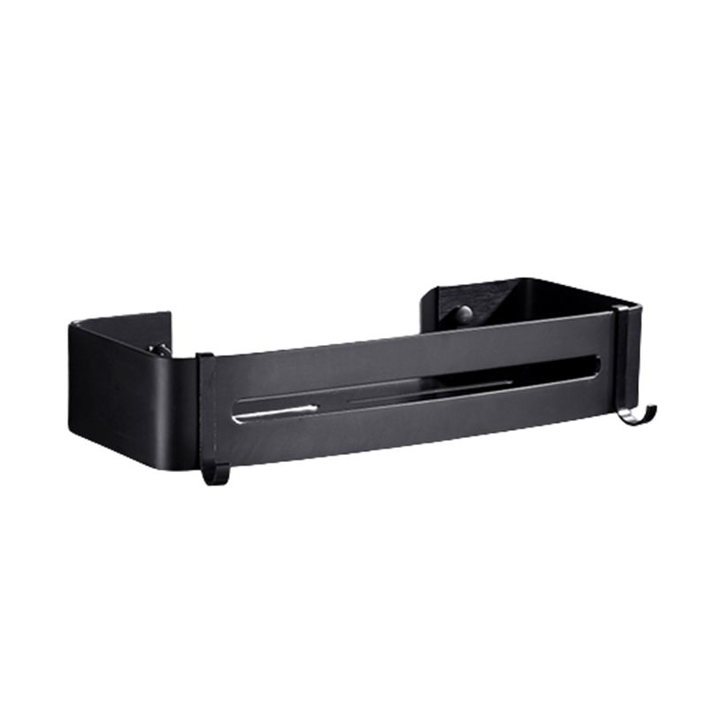Sleek Black Bathroom Shelf Set, 3 PieceAccessory Kit