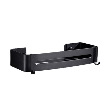 Sleek Black Bathroom Shelf Set, 3 PieceAccessory Kit