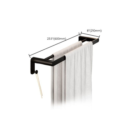 Stylish Bathroom Accessory Set with Towel Rack & Toilet Paper Holder