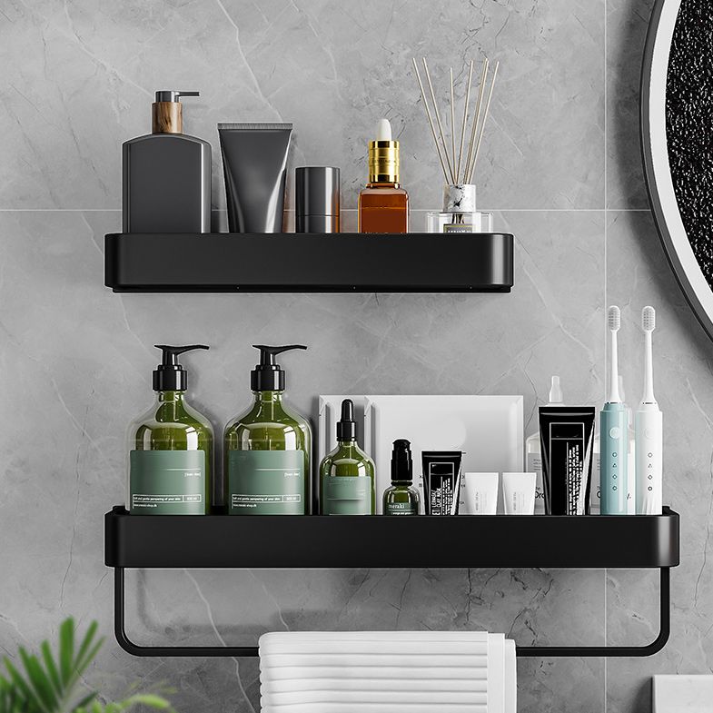 Modern Aluminum Bath Shelf Storage Set