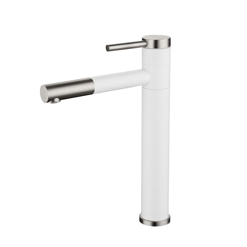 Contemporary Single Handle Stainless Steel Kitchen Faucet