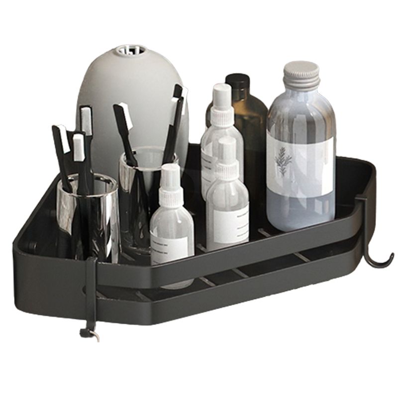 Contemporary 3-Piece Bathroom Accessory Set Stainless Steel Shelf