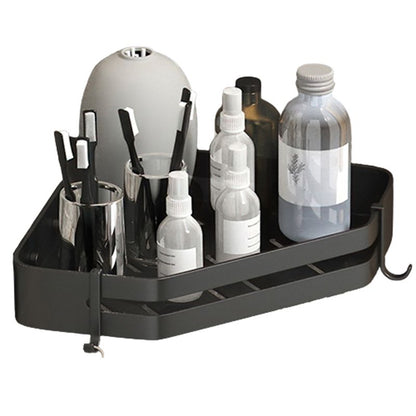 Contemporary 3-Piece Bathroom Accessory Set Stainless Steel Shelf