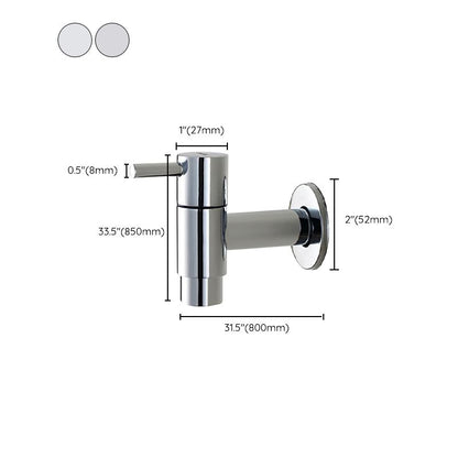 Modern Single Handle Bathroom Faucet Solid Brass