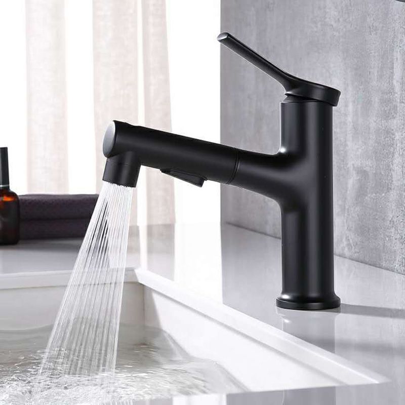 Modern Low Arc Bathroom Sink Faucet