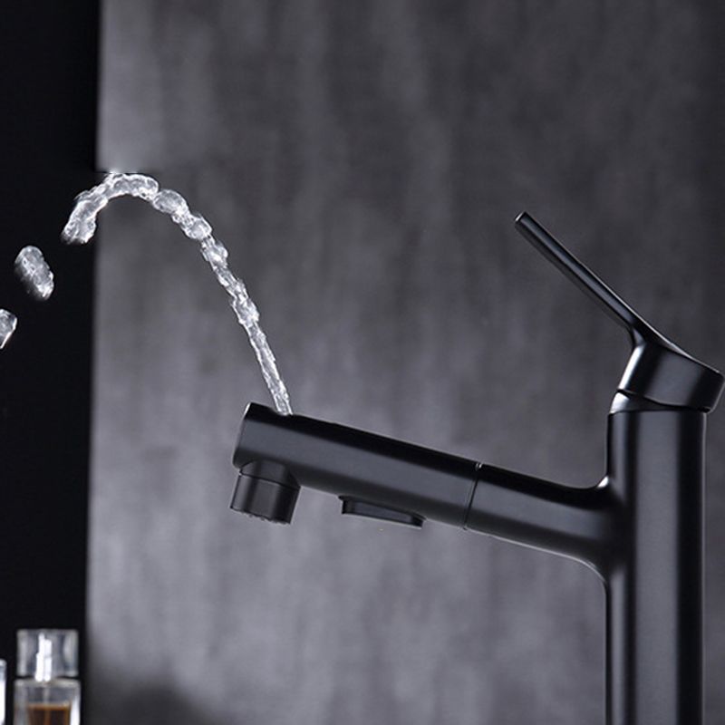 Classic Round Basin Sink Faucet in Solid Brass