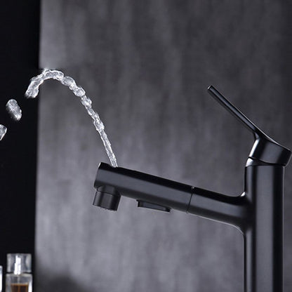 Classic Round Basin Sink Faucet in Solid Brass