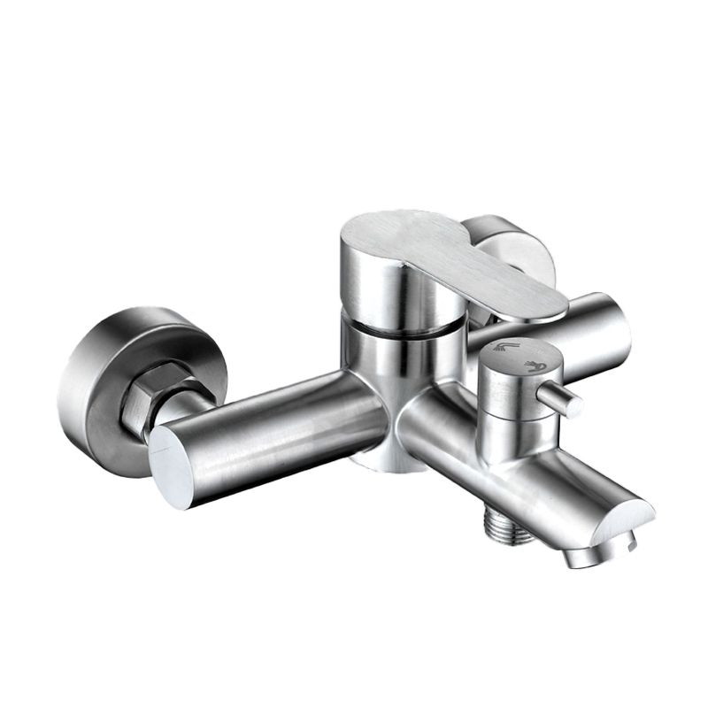 Luxury Stainless Steel Wall Mount Bathtub Faucet