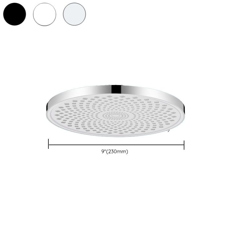 Round High Pressure Wall Mount Shower Head with Spray
